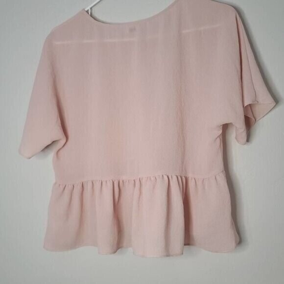 Aritzia Wilfred Macee Short Sleeve Peplum Blouse Size‎ XXS - Picture 8 of 8